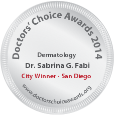 Dr. Sabrina G. Fabi - Award Winner Badge