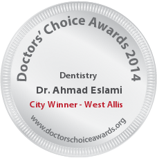 Ahmad Eslami, DMD, MS - Award Winner Badge