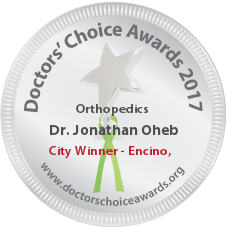 Dr. Jonathan Oheb - Award Winner Badge