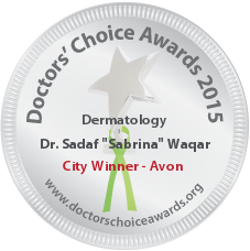 Sadaf “Sabrina” Waqar, MD – Farmington Valley Dermatology - Award Winner Badge