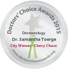 Samantha Toerge, MD – Chevy Chase Cosmetic Center - Award Winner Badge