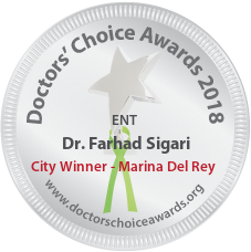 Dr. Farhad Sigari - Award Winner Badge
