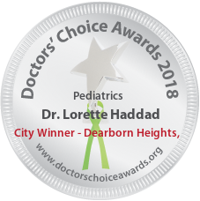 Dr. Lorette Haddad - Award Winner Badge