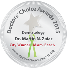 Martin N. Zaiac, MD – Greater Miami Skin and Laser Center - Award Winner Badge