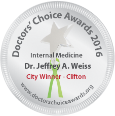 Dr. Jeffrey A. Weiss - Award Winner Badge