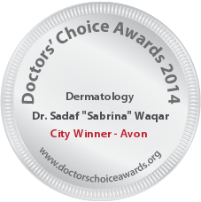 Sadaf “Sabrina” Waqar, MD – Farmington Valley Dermatology - Award Winner Badge