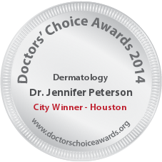 Jennifer Peterson, MD – Suzanne Bruce and Associates - Award Winner Badge