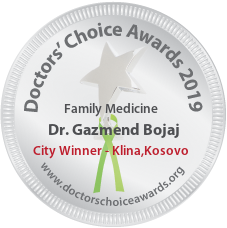 Dr. Gazmend Bojaj - Award Winner Badge