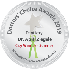 Dr. April Ziegele - Award Winner Badge