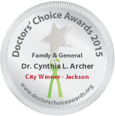 Cynthia L. Archer, MD - Award Winner Badge