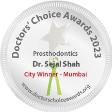 Dr. Sejal Shah - Award Winner Badge