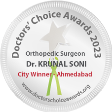 Dr. KRUNAL SONI - Award Winner Badge