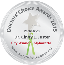 Dr. Cindy L. Juster - Award Winner Badge