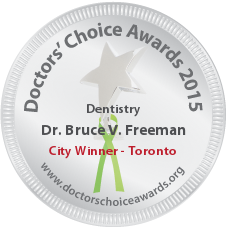 Bruce V. Freeman, DDS, D.Ortho, MSc - Award Winner Badge