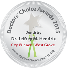 Jeffrey M. Hendrix, DDS, MS - Award Winner Badge
