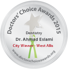 Ahmad Eslami, DMD, MS - Award Winner Badge