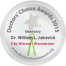 William L. Jakavick, DDS - Award Winner Badge