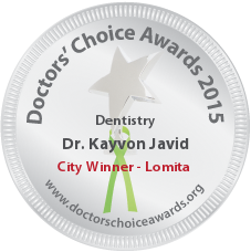 Dr. Kayvon Javid - Award Winner Badge