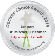 Mitchel L Friedman, DDS - Award Winner Badge