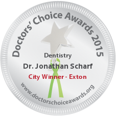 Jonathan Scharf, DMD - Award Winner Badge