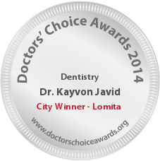 Dr. Kayvon Javid - Award Winner Badge