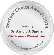 Arnold J. Sindler, DDS - Award Winner Badge