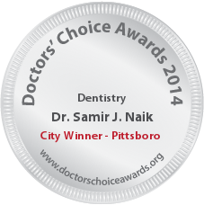 Samir J. Naik, DDS - Award Winner Badge