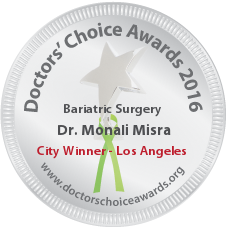 Dr. Monali Misra - Award Winner Badge