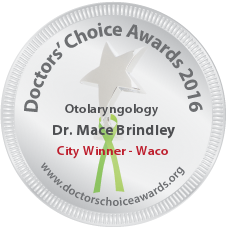 Dr. Mace Brindley - Award Winner Badge