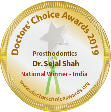 Dr. Sejal Shah - Award Winner Badge