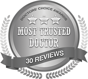 Dr. Mehul Chawla - Most Trusted Doctor Badge