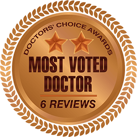 Dr. Ashish Papneja - Most Voted Doctor Badge