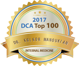 Dr. Krikor Manoukian - Award Winner Badge