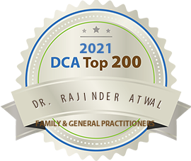 Dr. Rajinder Atwal - Award Winner Badge