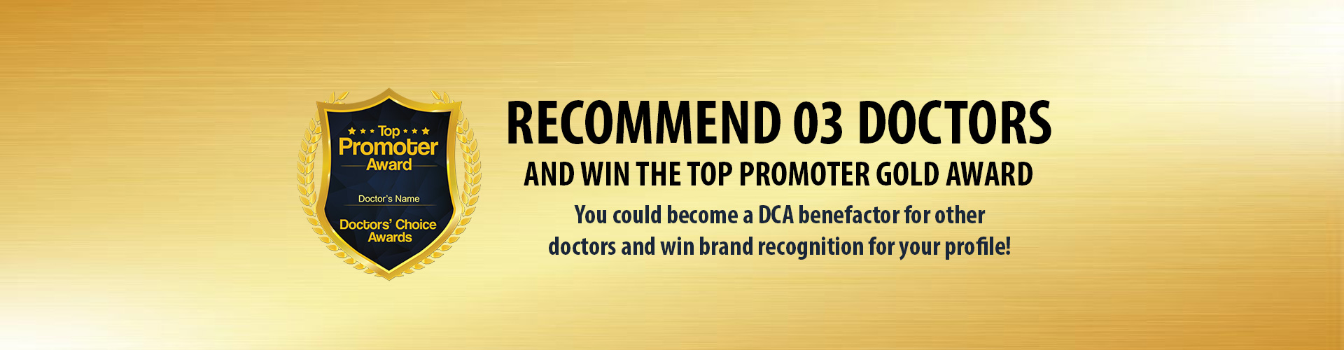 Top Promoter Award – Gold