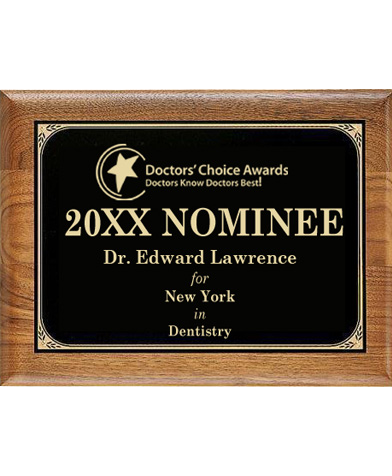 Nominees Plaque