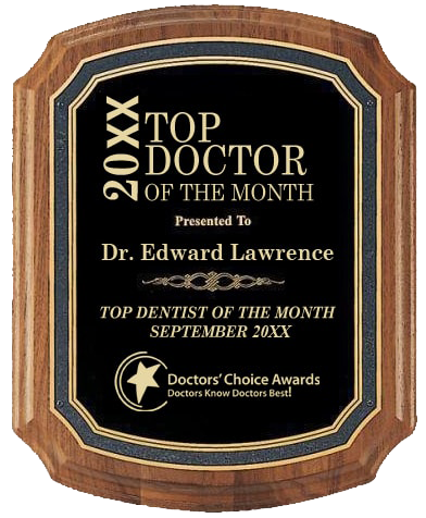 Top Doctor of the Month Plaque