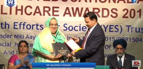 Dr. Haleema Yezdani - Doctors Choice Awards in Diabetologist